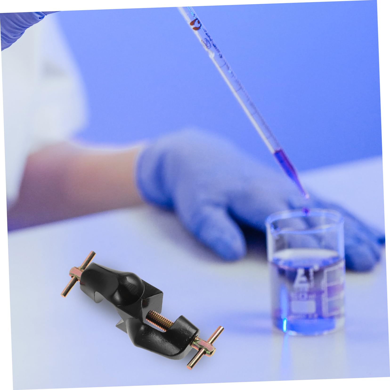 Cabilock 5 Sätze Klemmhalter Für Laborstativ Kreuzklemmenlabore Griffe Laborstativklemme Pflicht Laborständer-kopfklemmenhalter Labor-kreuzklemmenhalter Einstellbar Vize Bakelit 2 Stück * 5