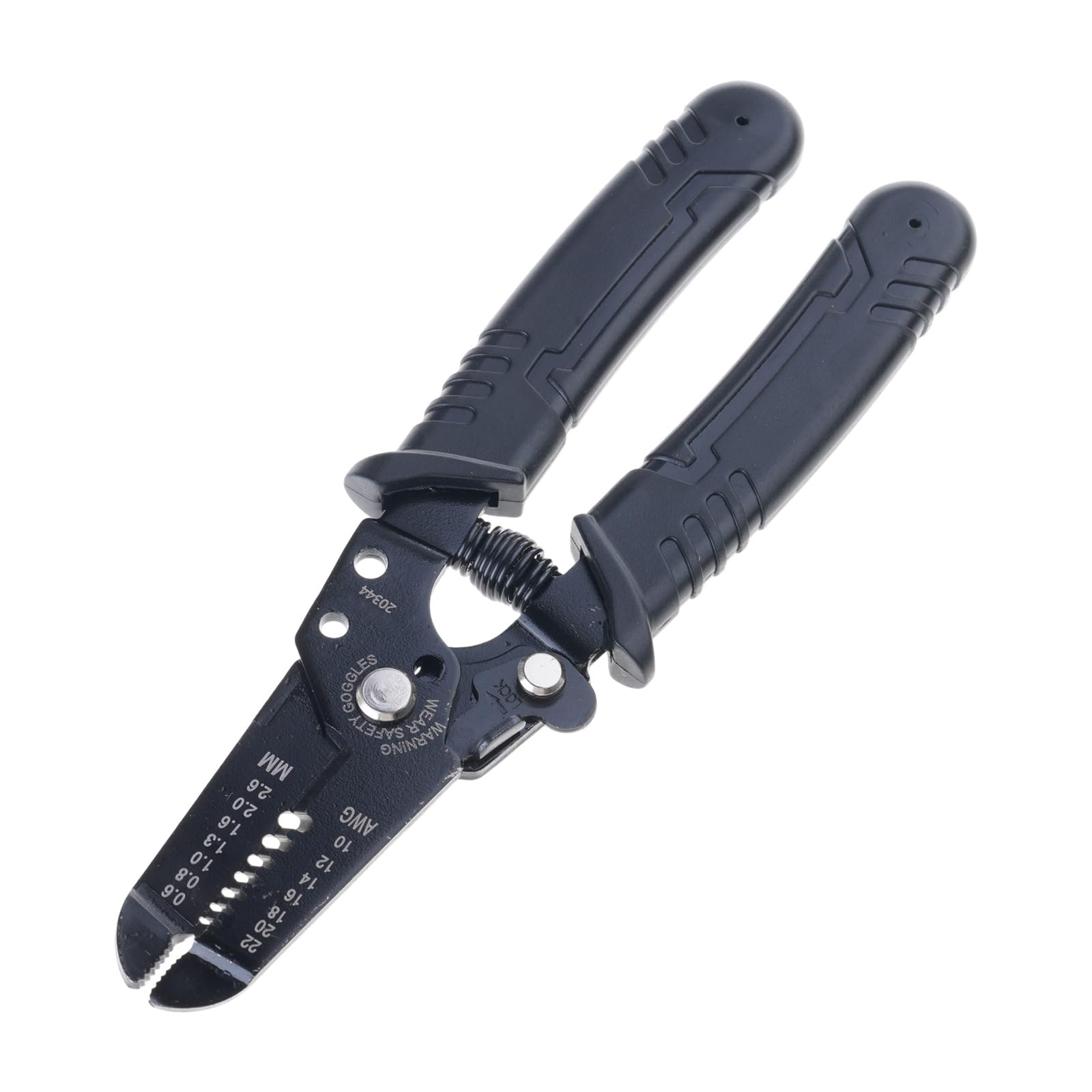 Lirrvb 7 Inches Precisions Cable Stripping And Crimper Pliers With Rusts Resistant Coating Wire Crimping Tool Cutter Wiring Tool Crimper