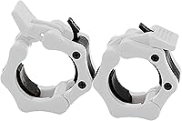 Vista 18 de Abrazaderas para barra de 5 cm, collares de ejercicio de alta resistencia de 5 cm, juego de 2 unidades de liberación rápida, bloqueo de placa