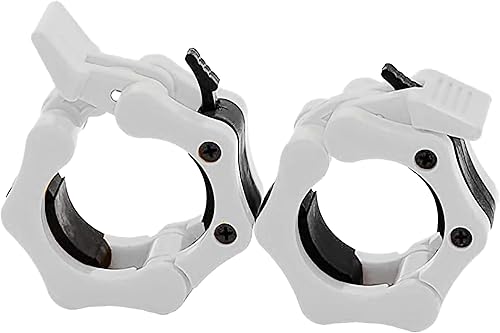 GW Tech Abrazaderas de barra de 2 pulgadas, collares de ejercicio resistentes de 2 pulgadas, par de liberación rápida de 2 pulgadas de bloqueo