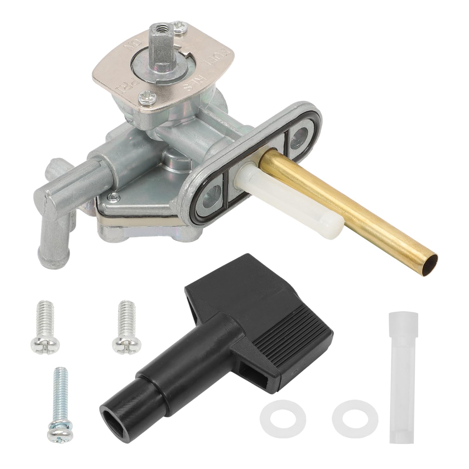 Robinet essence pour Suzuki Bandit GSF600 GSF1200 GSF1200S Bandit S Aluminium Robinet D'essence Petcock Robinet De Carburant 44300-26E00 44300-26E01