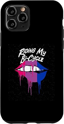 Miniatura 1 de iPhone 11 Pro Riding My Bicycle Bisexual LGBTQ Bi Pride Pansexual Case