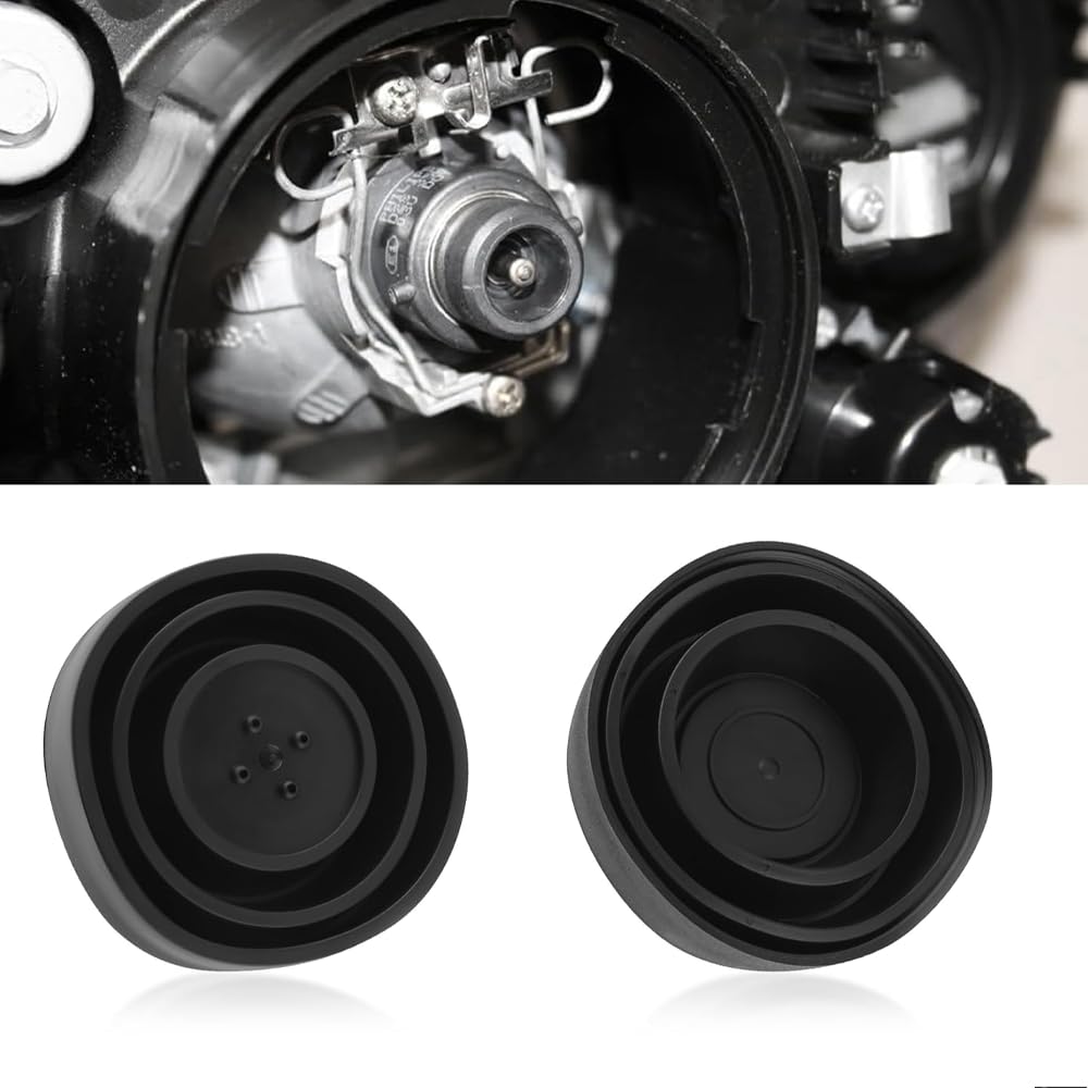 2 PCS Car Forward Light Dust Cover,2.16-3.79