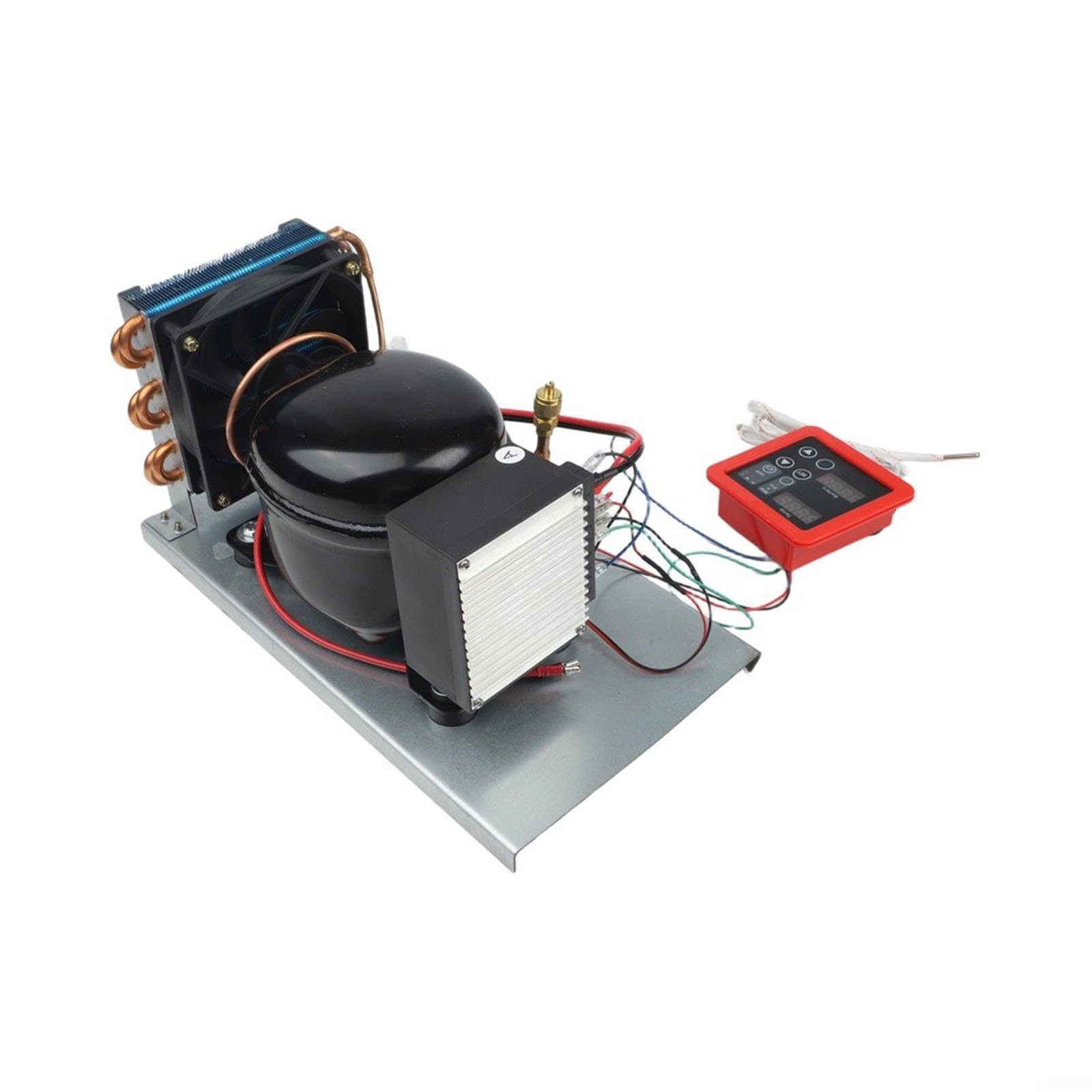 Compresor BD25HC 12/24 V CC, regulador de velocidad variable, 45-74 W de potencia de refrigeración, para refrigeración móvil y bricolaje