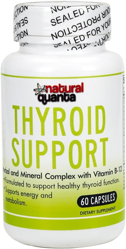 Thyroid Support Herbal and Mineral Complex with Vitamin B-12 60 Capsules