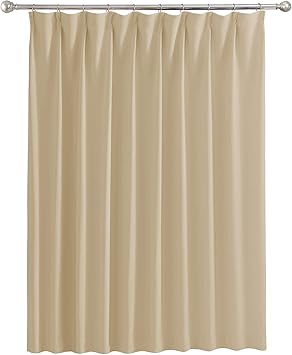 Amazon Pony Dance 間仕切りカーテン 遮光 ベージュ 幅150丈178cm 1枚 断熱 保温 防音 保温 北欧風 無地 ドレープカーテン おしゃれ 間仕切り 目隠しカーテン 階段 居間 玄関 ベッドルーム カーテン オンライン通販