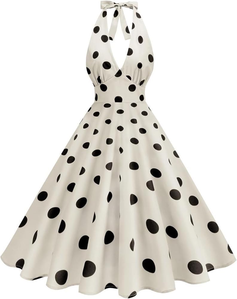 strapless open back dress Ivory White and Red Rose Vintage Rockabilly Swing Dress main image 1