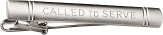 LDS Missionary "Called to Serve" Tie Bar for Elders (Silver Tone)