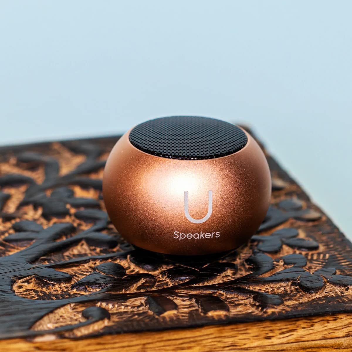 U Speakers Mini Portable Wireless Bluetooth Speaker with Magnetic Base, Mic & Selfie Remote Control Active Lifestyle Travel Home Office Bundle with Coordinating Speaker, Pairing