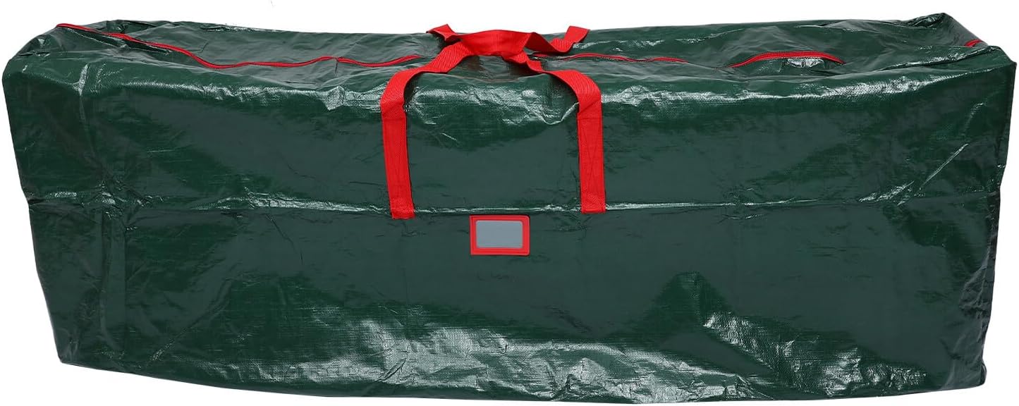 Christmas Tree Storage Bag 165cm×38cm×76cm Green Dustproof Sealed Xmas Tree Storage Container Suitable for Disassembled Artificial