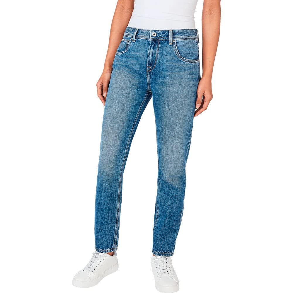 Pepe Jeans Women's Violet Jeans, Blue (Denim-GW5), 30W / 32L