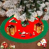 [Kaufen Sie mit Vertrauen]: Unsere Schnee Christbaum Rock Hand fühlt sich weich, es ist eine perfekte Weihnachtsverzierung. sind, jedes Problem geben Sie einfach Ihre Bestellseite ein und senden Sie uns eine E-Mail. Wir stehen Ihnen immer für Ihren 100% zufriedenen Service für diesen Weihnachtsbaumrock zur Verfügung.