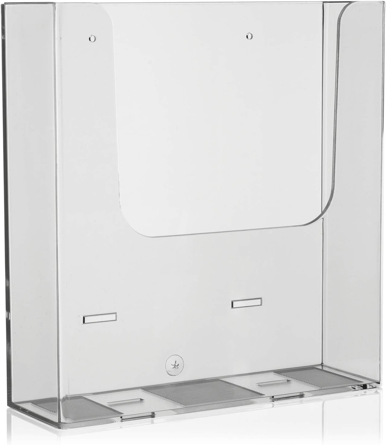 VITAdisplays® Brochure Wall Holder DIN A4 Extra Filling Depth Transparent (GP-230WE)