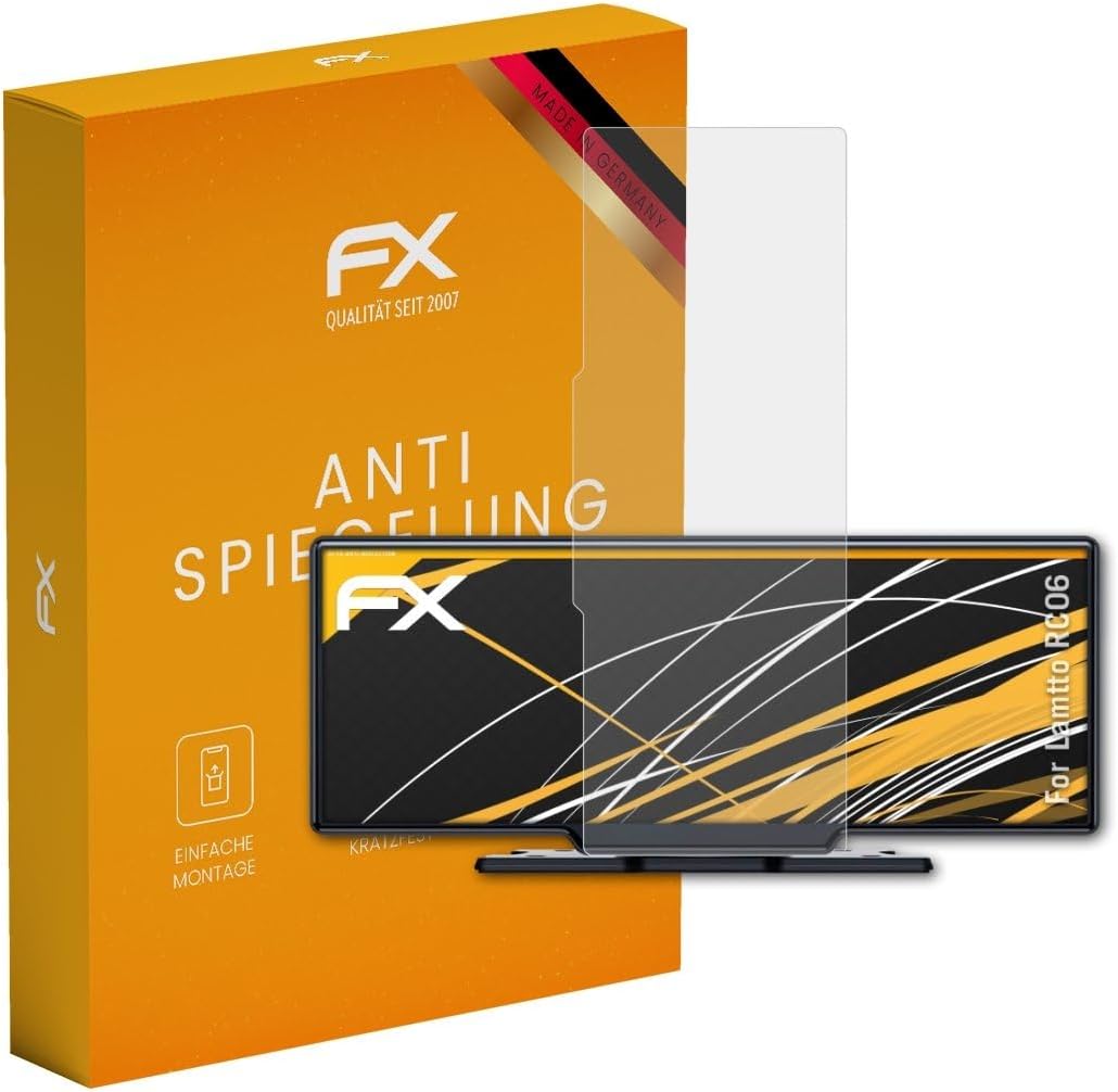 atFoliX Screen Protector compatible with Lamtto RC06 Screen Protection Film, anti-reflective and shock-absorbing FX Protector Film (3X)