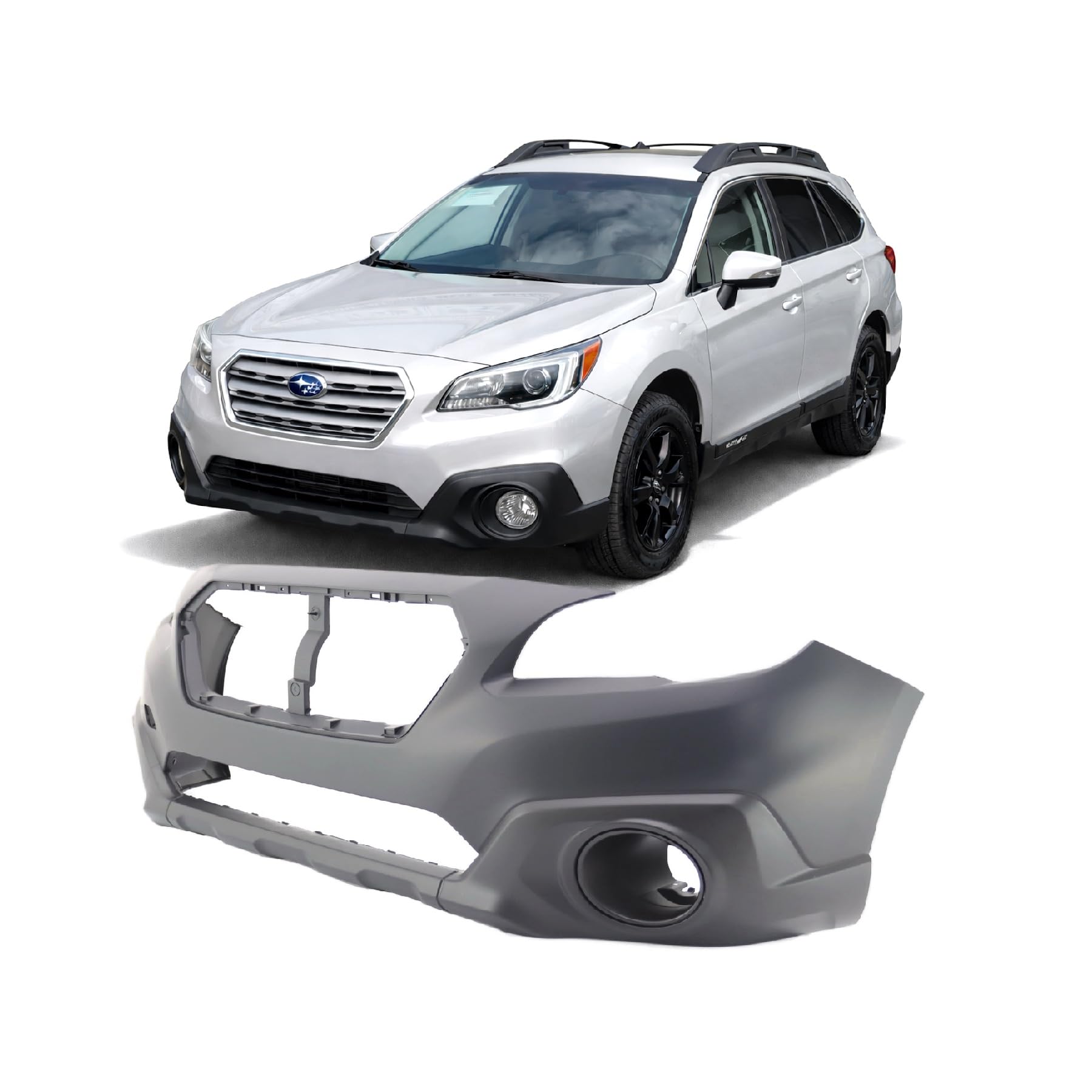 FitParts Compatible with Subaru Outback 2015–2017 Front Bumper Cover