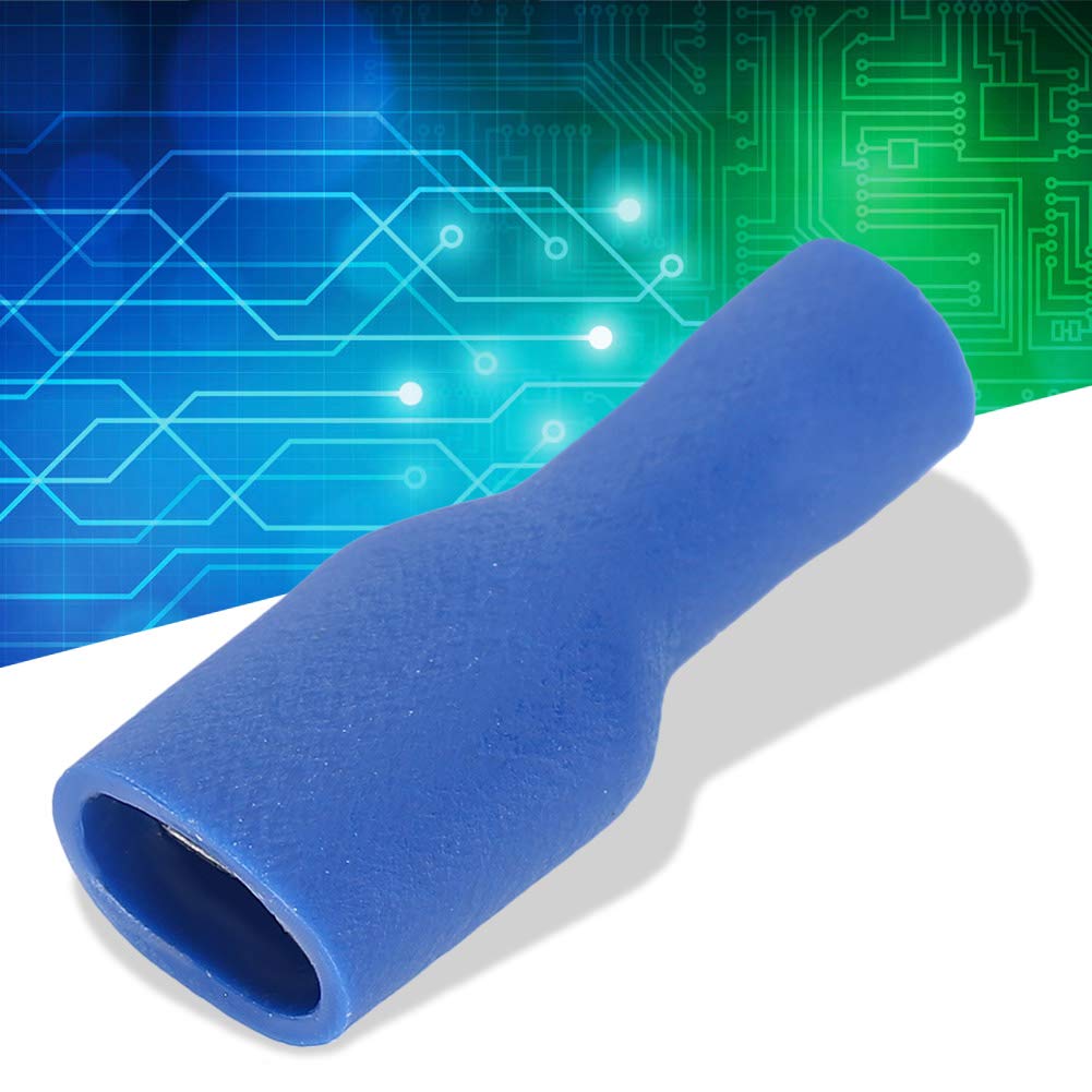 M4 Fork Spade U-Type Wire Connectors 22-16/16-14/12-10 AWG, 11 Sizes-M3/M4/M5/M6, 220 Pieces Total