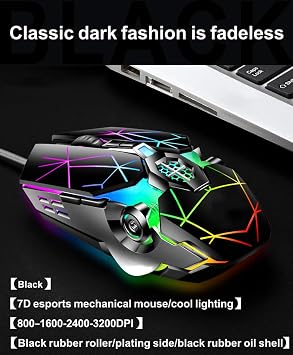 Retro Typewriter Keyboard and Mouse Combo Black Mechanical Keyboard Blue Switch with 9 True RGB Backlight Modes Cool Light Up Keyboard and Mouse for Gaming, Work, Mac, PC, Windows