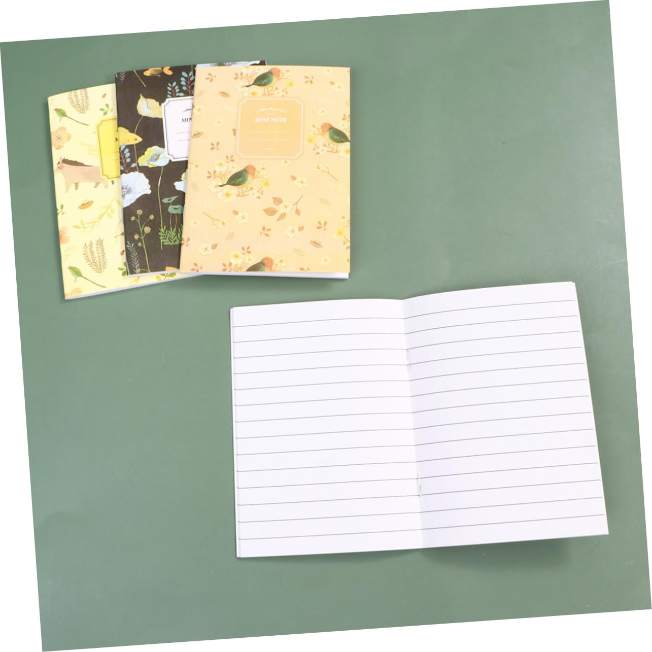 Artibetter 2 Ensembles Mini Cahier Nature Carnet De Notes Pratique Pour École Et Bureau Petit Format À Emporter Design Et Utilisation Confortable 50 Pièces * 2