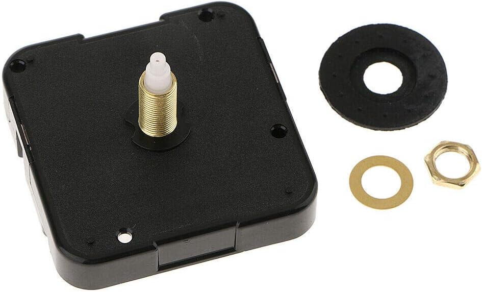 Home Decor Replacement Quartz Clock Mechanism, Multiple Movement DIY Repair Kit Silent - (Size:23.5mm Thread Shaft)