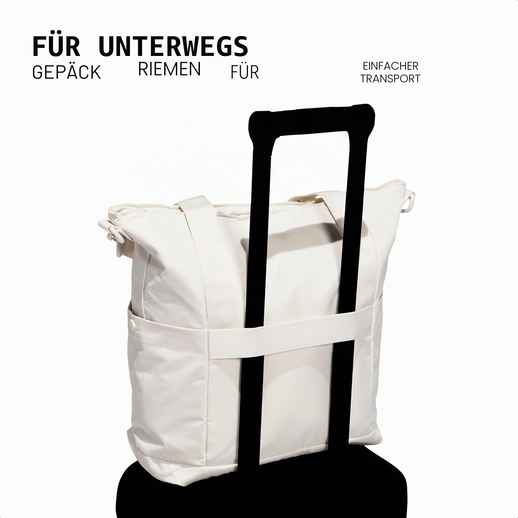 adidas Unisex All Me Tote für Damen, Große Umhängetasche mit Schultergurt Tragetasche, Alumina Beige/Grau Four
