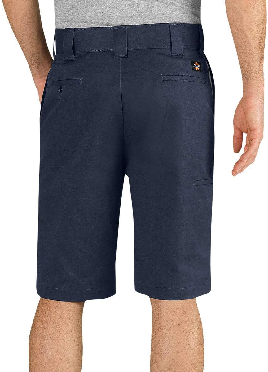 Dickies Men's 11 Inch Regular Fit Stretch Twill Work Short - Durable Cargo Style Shorts for Construction, Outdoor, Daily Wear
