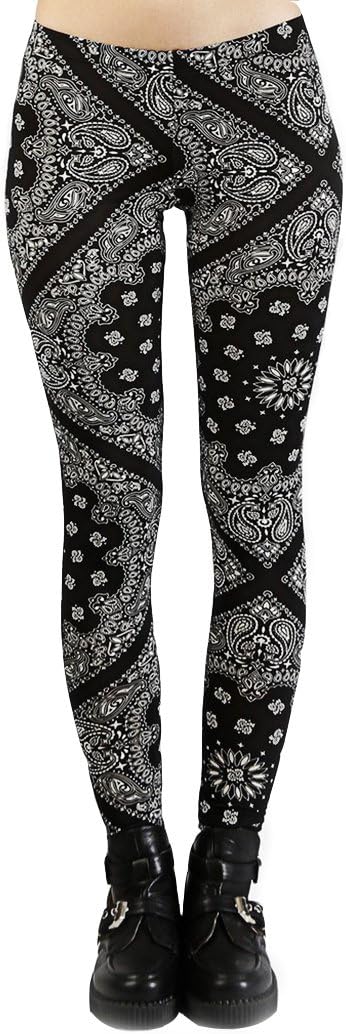 Friday by See You Monday Women's Printed Leggings (L, Black)