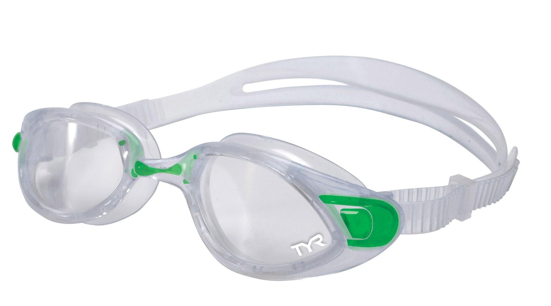 TYR Femme Crystalflex Goggle, Clear/Appletini