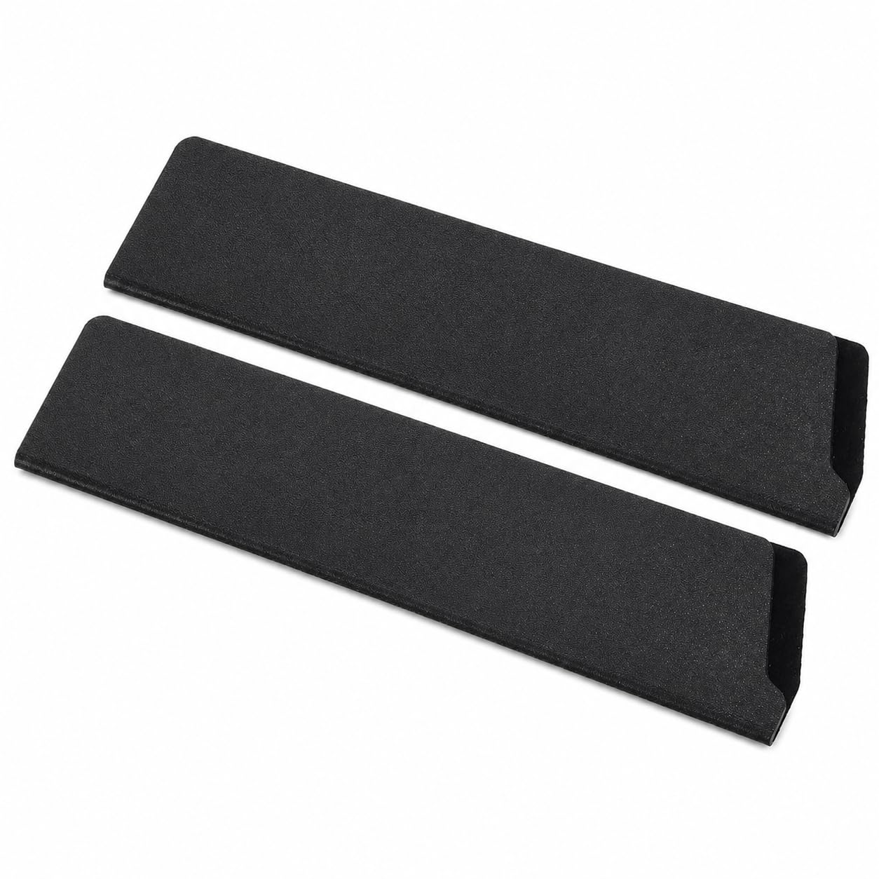 2 Pack Knife Edge Guards for 10 Inch Kitchen Knife, ABS Blade Protector Covers, Universal Knife Sheath Sleeves for Drawer Storage & Travel, Black