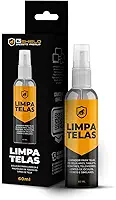 Gshield Kit Spray Limpa Telas Bactericida com Flanela de Microfibra Peluciada para Limpeza de Celular, Notebook, TV, Tablet, Óculos, Legalizado ANVISA, Grip Clean (60ml)