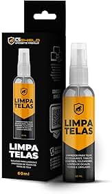 Gshield Kit Spray Limpa Telas Bactericida com Flanela de Microfibra Peluciada para Limpeza de Celular, Notebook, TV, Tablet, Óculos, Legalizado ANVISA, Grip Clean (60ml)