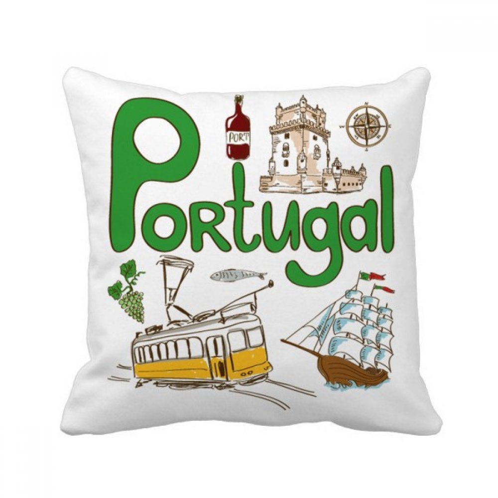 Coussin Espagne carré 40x40cm, une idée cadeau décoration originale pour le salon