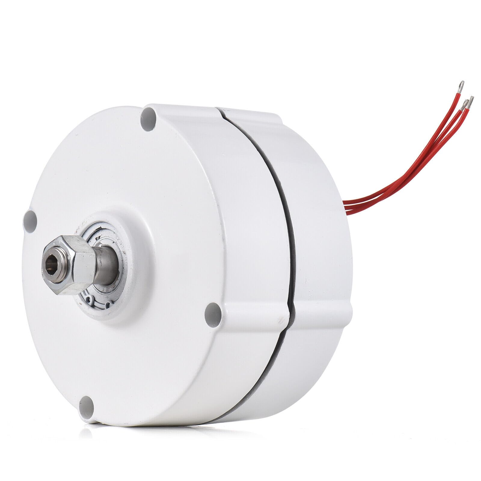 Motore sincrono senza ingranaggi a magneti permanenti in terre rare NdFeB, 12V 24V 48V, 600W, 750 giri/min, generatore a magneti permanenti trifase per turbina eolica orizzontale Generatore
