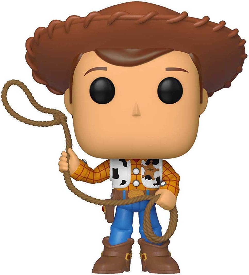 Disney Pixar: Toy Story 4 - Sheriff Woody Funko Pop! Vinyl Figure (Bundled with Compatible Box Protector Case), Multicolored, 3.75 inches