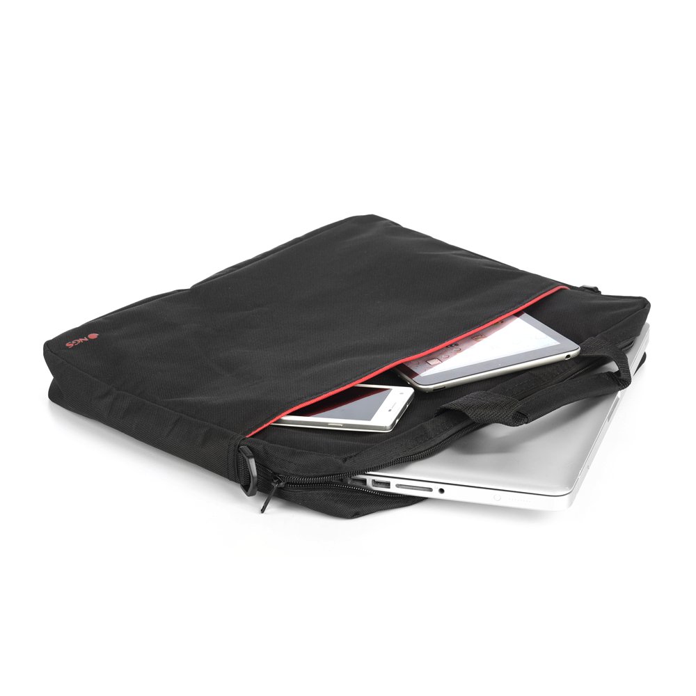 NGS MONRAY ENTERPRISE - Valigetta in Nylon per Computer Laptop 15,6". Borsa per Laptop, Resistente e Leggera, con Compartimenti e Tasche per Documenti e Periferiche