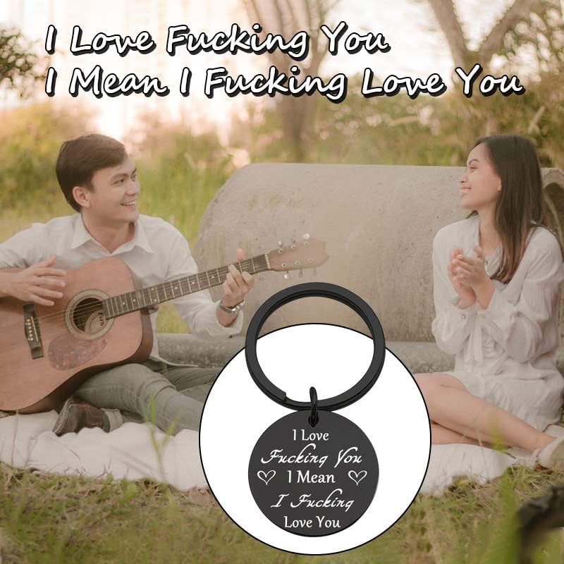 Miniatura 3 de ShiQiao Spl Regalos para novio, novia, día de San Valentín, marido, esposa, aniversario, prometida, prometida, regalos de cumpleaños, Negro -