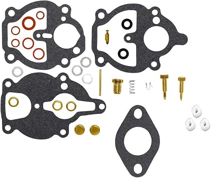 New Carburetor Carb Rebuild Repair Kit for Zenith Carburetor 61 161 67 68 IH Farmall Wisconsin Allis Replace # K2112 K2111 K2106