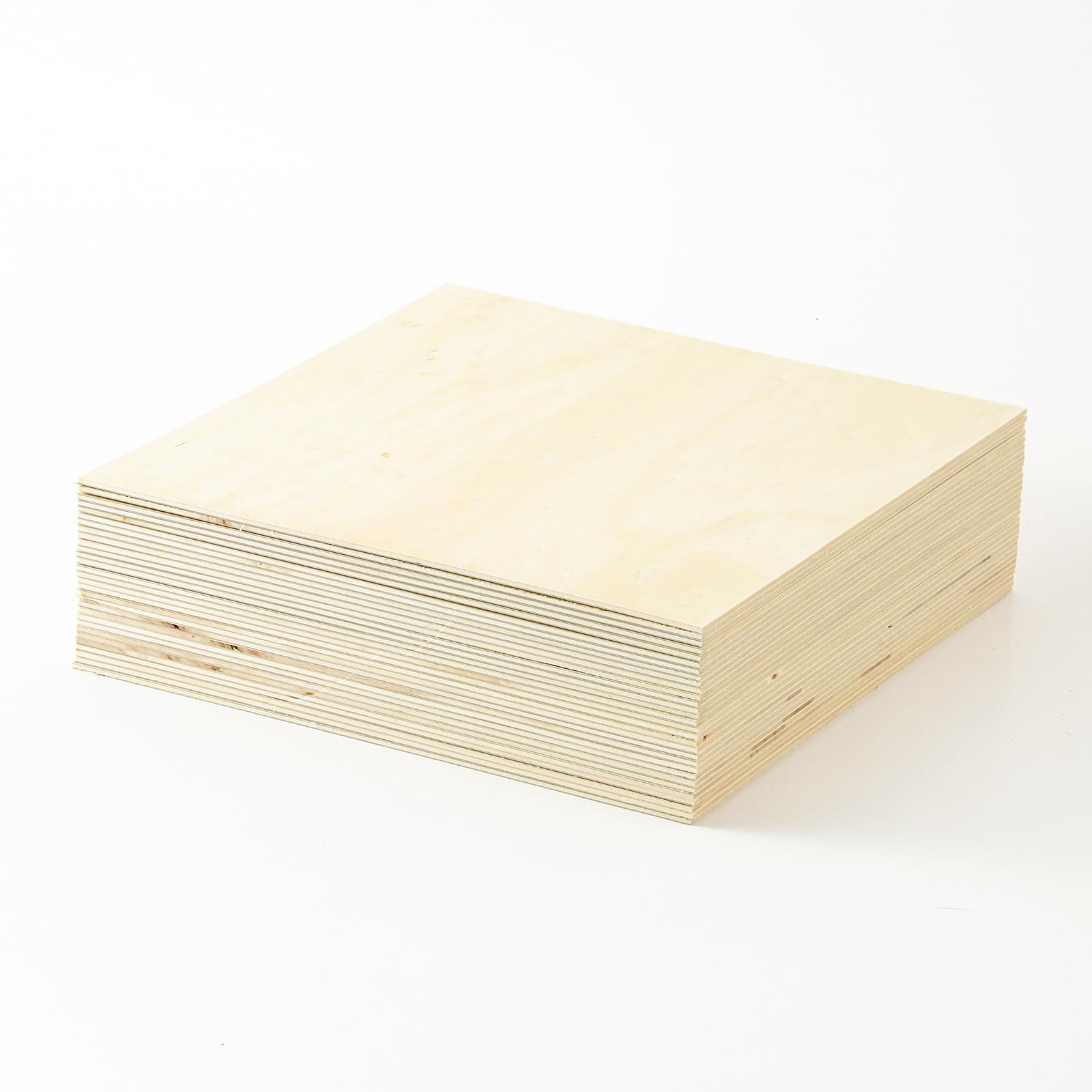 30 pannelli di legno tagliati al laser, 30 x 30 x 0,3 cm, taglio laser da 3 mm, compensato sottile per artigianato in legno non finito, modellismo di edifici fai da te, intaglio del legno