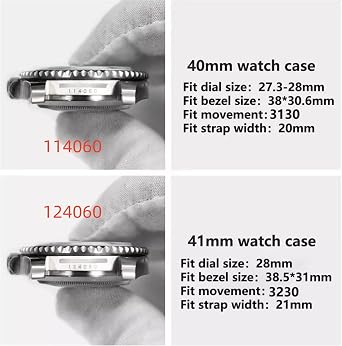 40mm/41mm No-Date Watch Case for Rolex Submariner