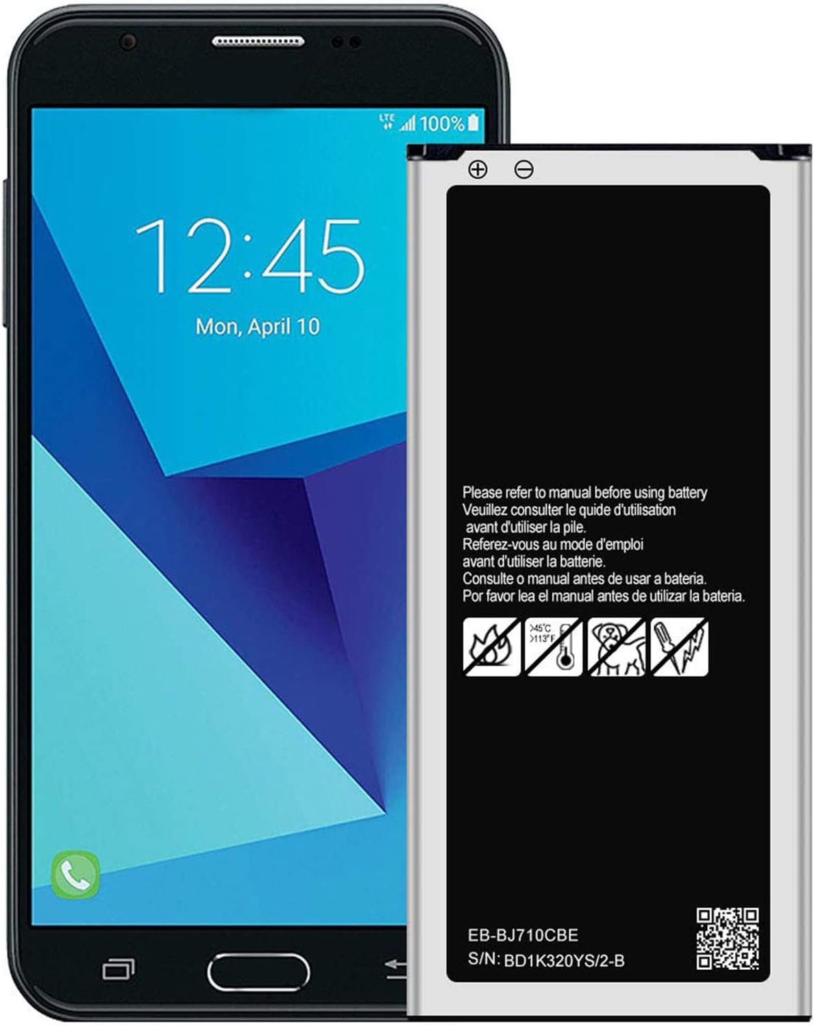 DDONGEB-BJ710CBE - Battery for Samsung Galaxy J7 Sky Pro SM-S727VL