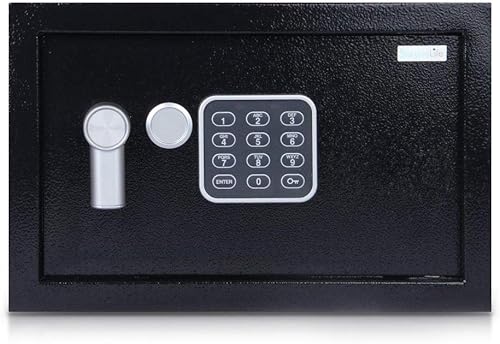 Miniatura 3 de SereneLife SLSFE12 - Caja de seguridad ignífuga con sistema de almohadilla de combinación digital electrónica y 2 llaves de acceso manual mecánicas,
