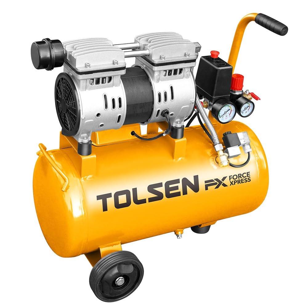 TOLSEN AIR COMPRESSOR SILENT, 24L