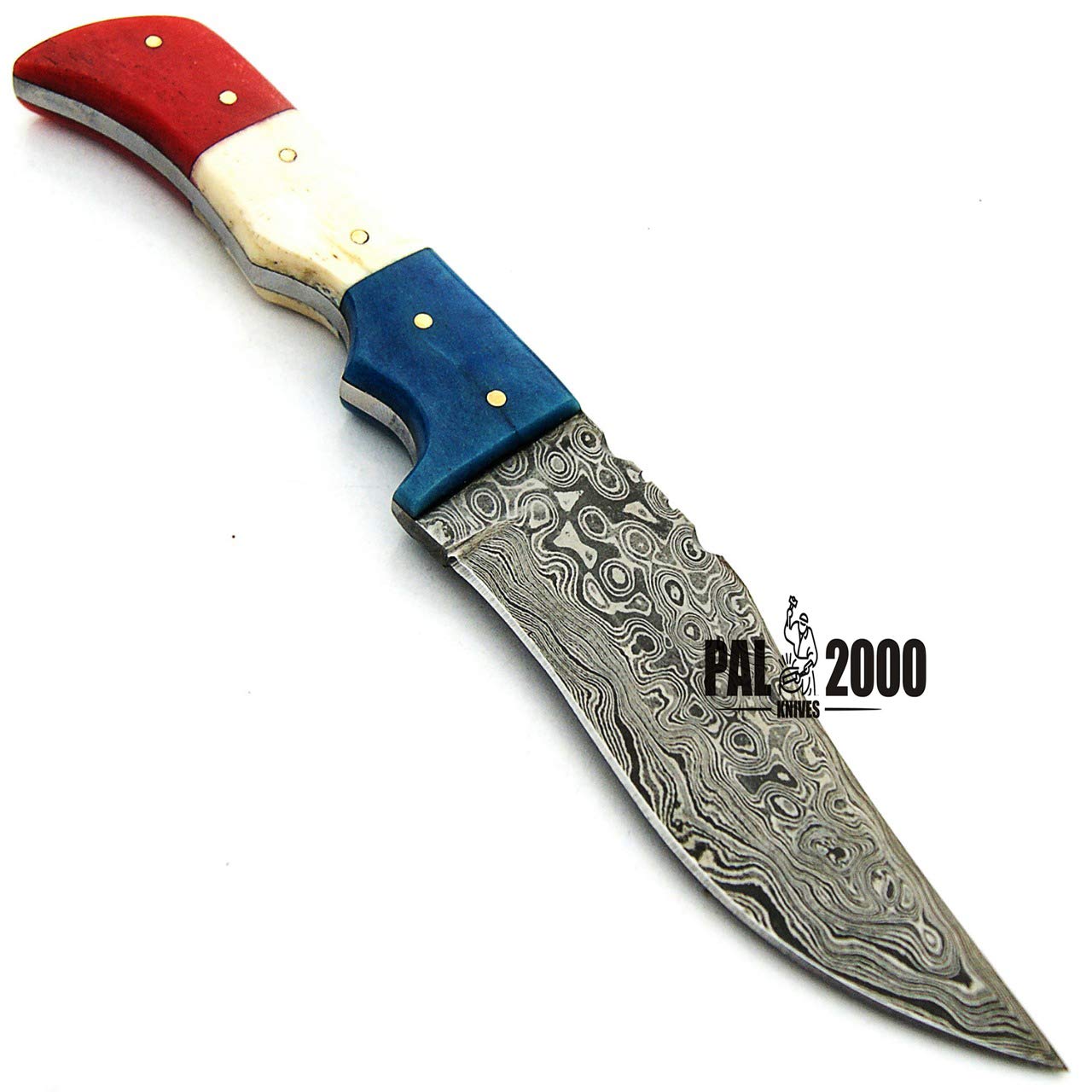 PAL 2000 KNIVES 9412 cuchillo hecho a mano de acero de damasco