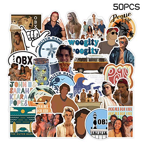 JUZIPI Laptop Stickers 50PCS Outer Waterproof Aesthetic Bottle Sticker Pack Stickers Cars Vinyl Stickers for Pad, Phone, Car, Mac Book