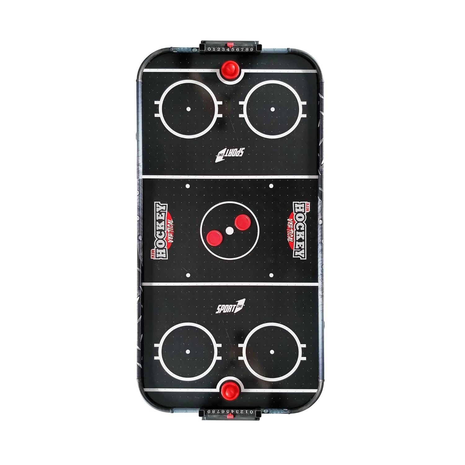 Tavolo Air Hockey Metal Verticale. Tavolo pieghevole da hockey. Air mini con ventola 12V. Tavolo air hockey salvaspazio. Misure 121x60x76cm. 2 manopole e 2 dischi inclusi. Con segnapunti integrato.