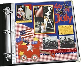 C-line 12 x 12 Inch 3 - Ring Post Bound Use Memory Book with Top - Load Page Protectors - Clear (Pack of 50)