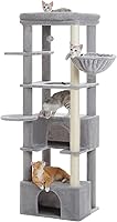 Vista 1 de PEQULTI Árbol para gatos grandes de 68 pulgadas para gatos grandes, torre alta resistente para gatos grandes de interior con percha superior extra