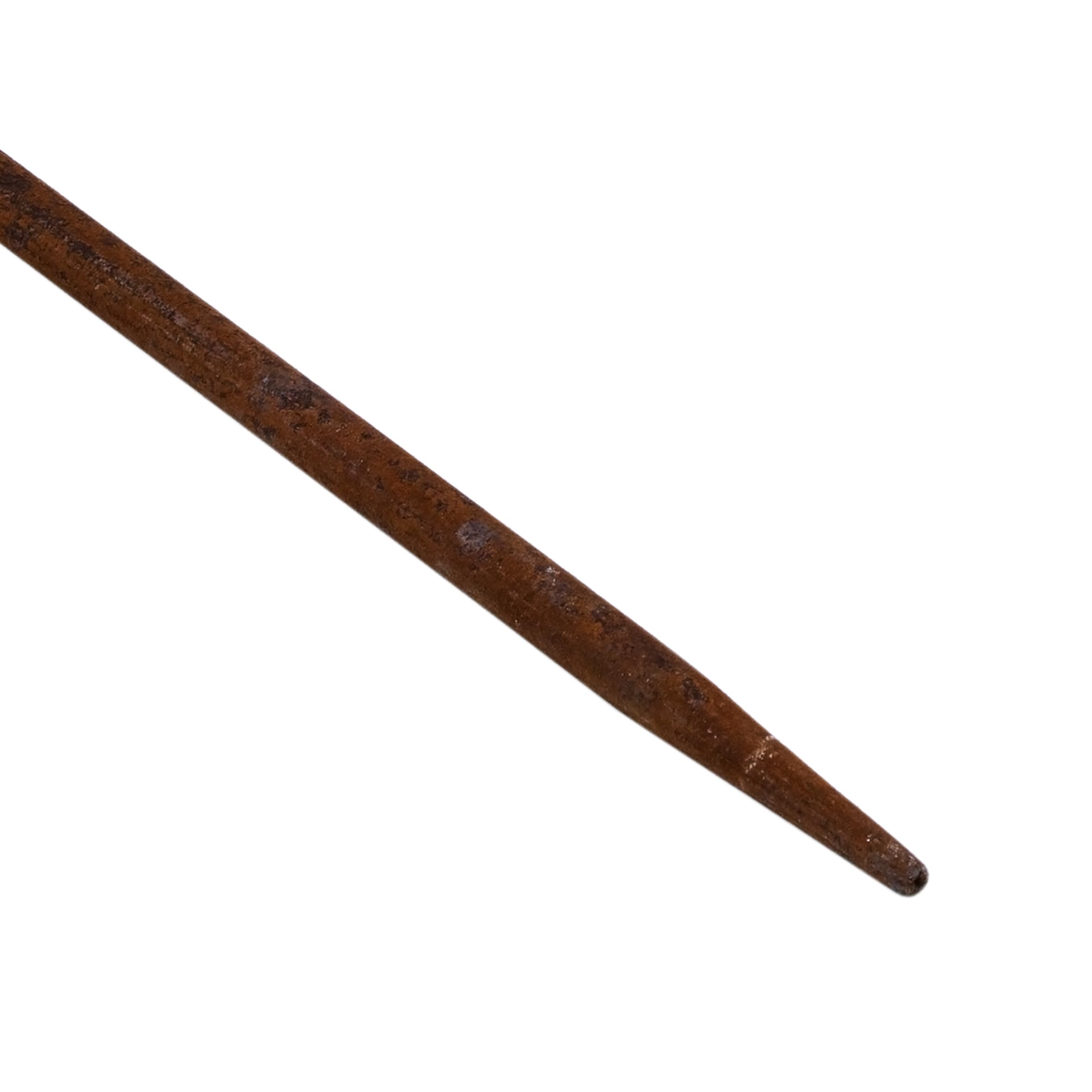 Lot de 2 boules de feu en métal rouillé - 92/70 cm - Photophore avec piquet - Décoration de jardin