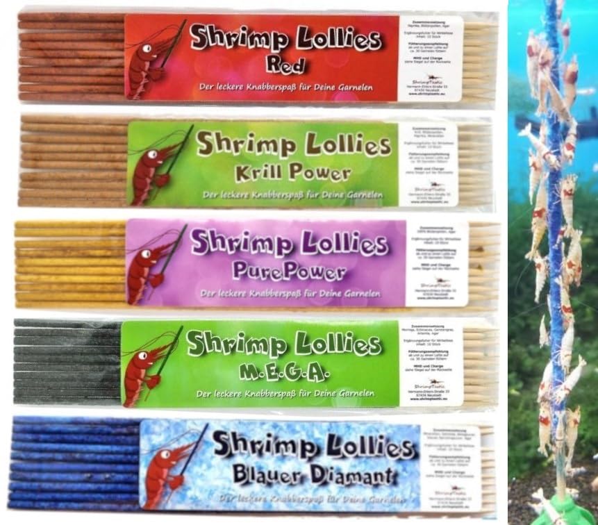 Schmitt Aquaristik Garnelenfutter Rainbow-Set (5x10 Stück = 50 Stück!)