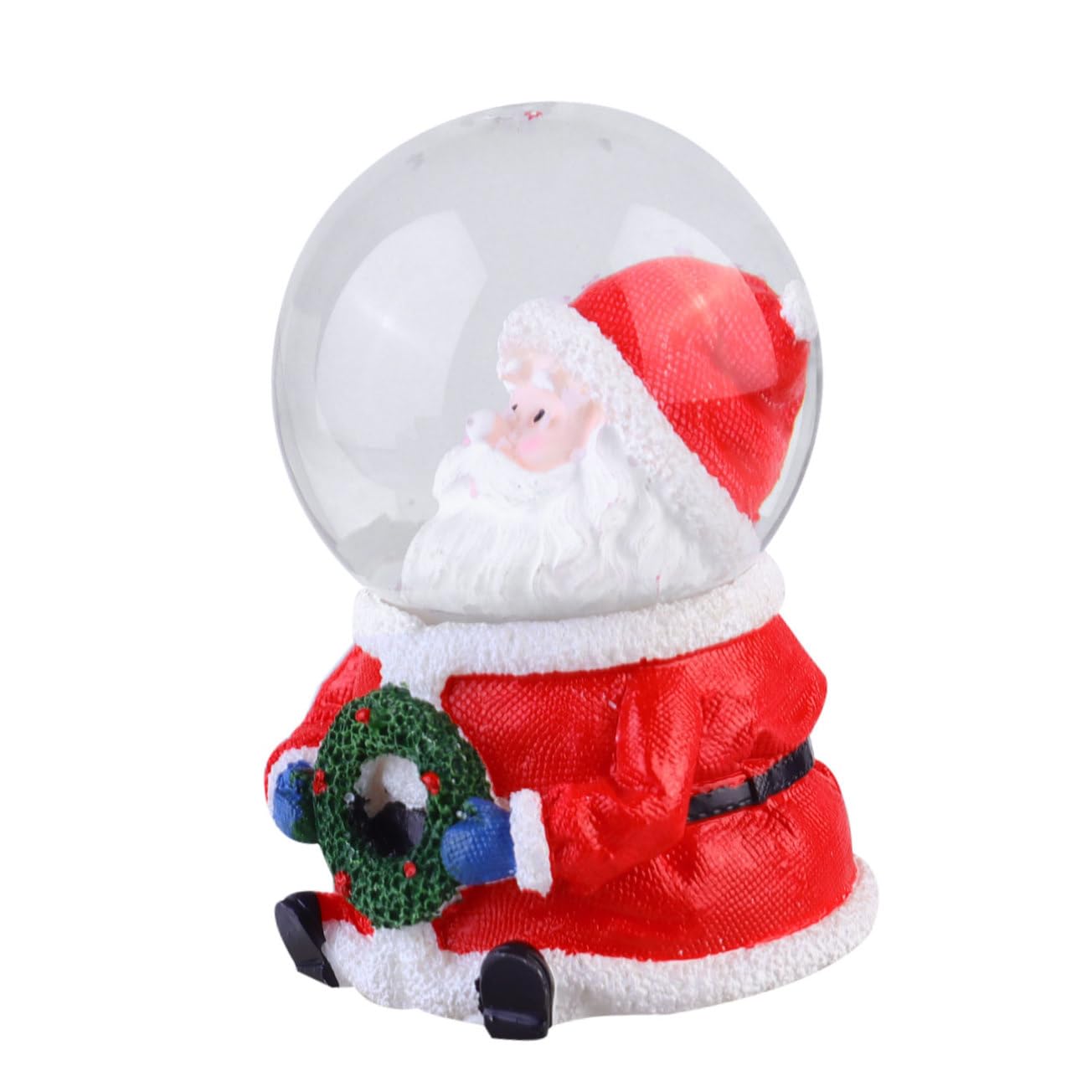 VINTORKY 1pc Adorable Led Resin Decoration for Christmas Santa Claus Tabletop Ornament for Home Office and Boys and Girls Rooms Warm and Joyful
