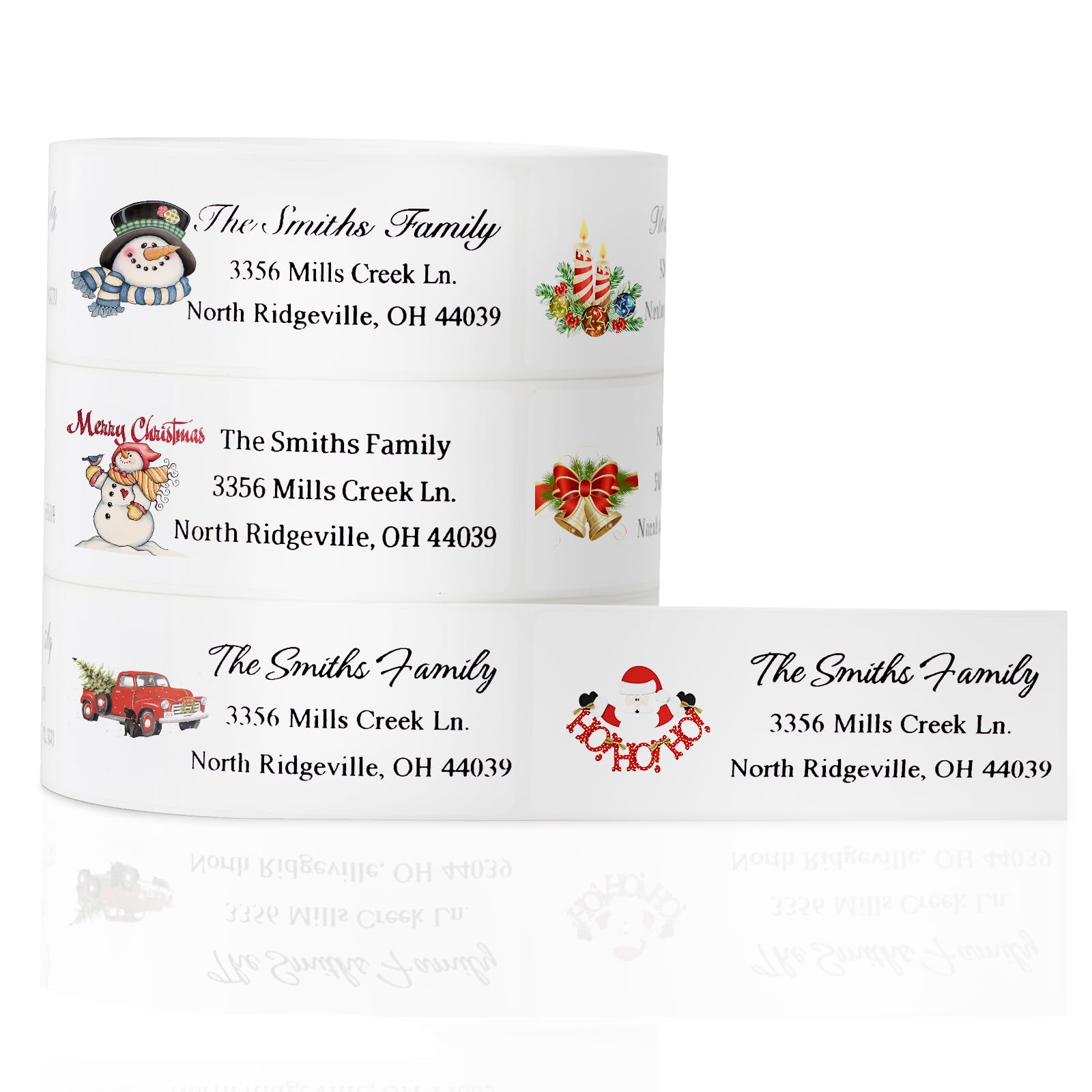 Address Labels Christmas Personalized Return Address Labels (120-1000)